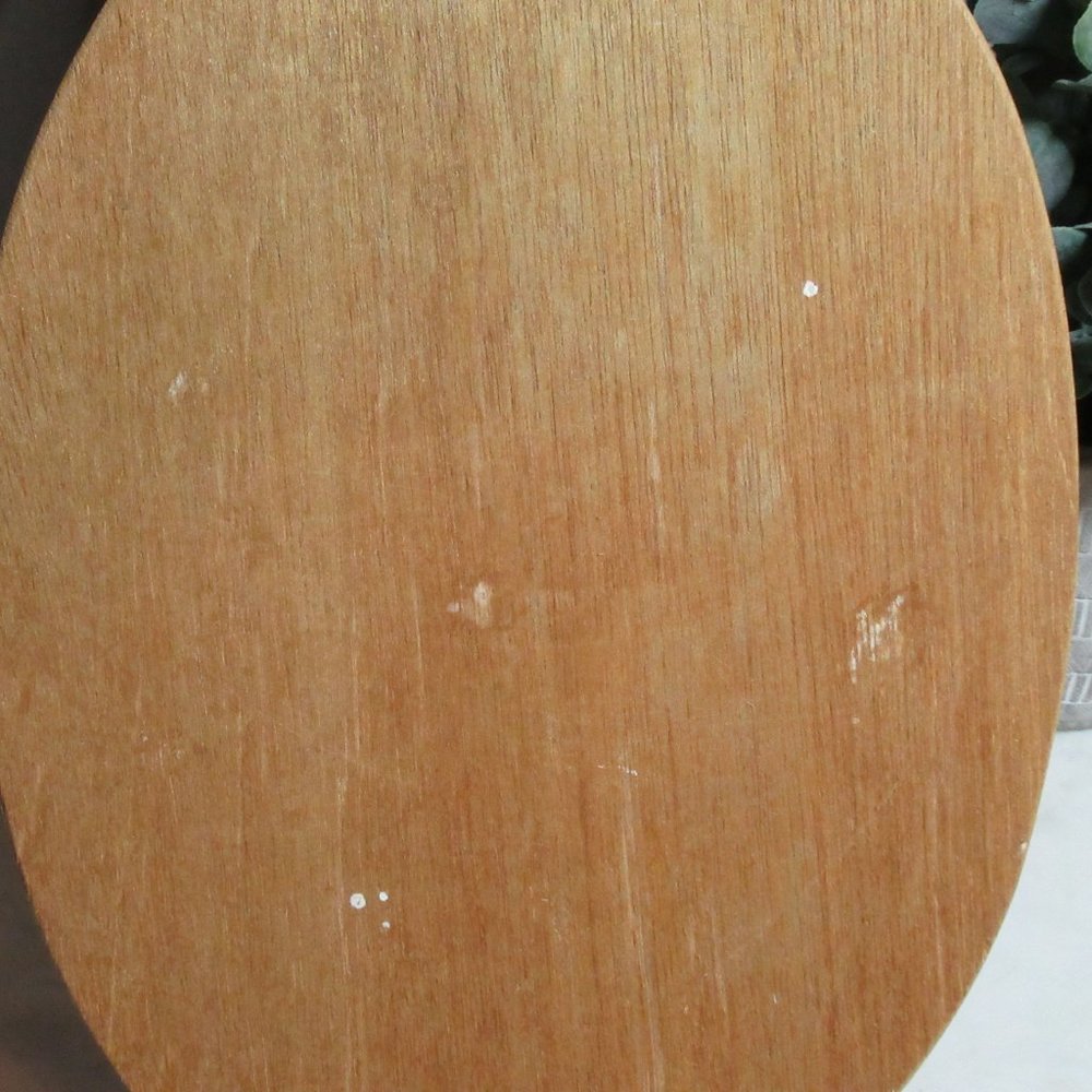 Vintage Hand-Carved Coconut Shell Flower Arrangement on Plaque - Picture 6 of 6